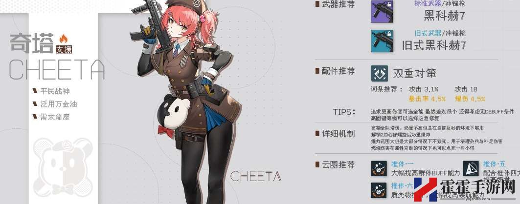 少女前线2追放奇塔怎么玩